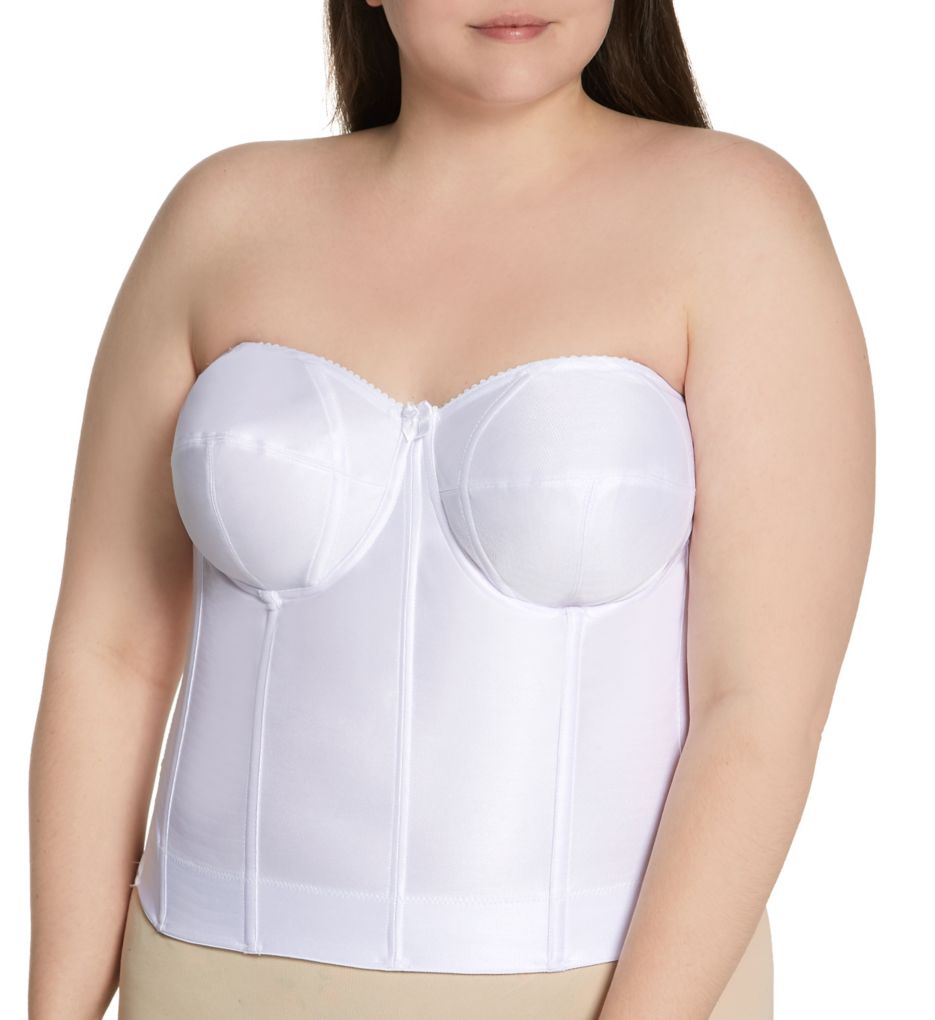 Elila Long Strapless Longline Underwire Bra 6421 - Image 7