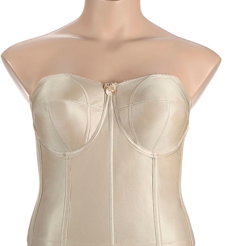Elila Long Strapless Longline Underwire Bra 6421 - Image 1
