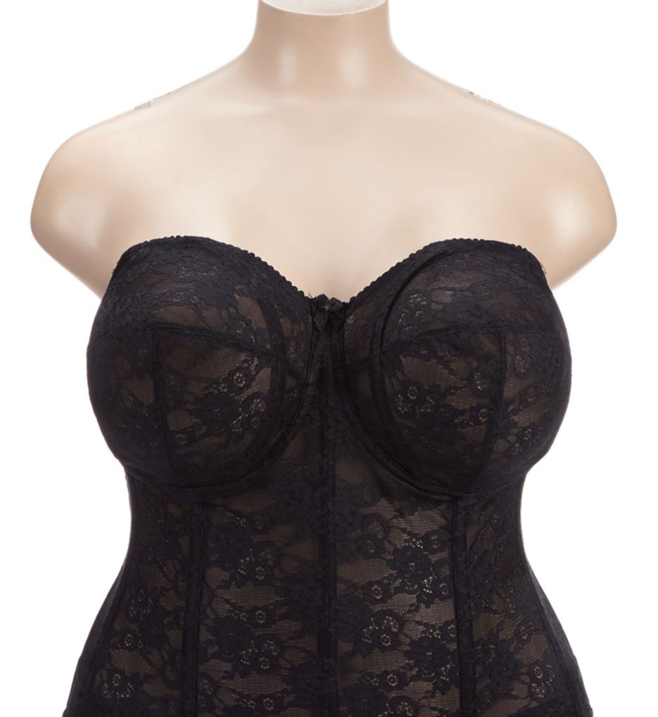 Strapless Longline Bustier Up To H Cup - Elila
