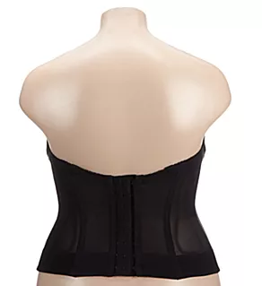 Molded Strapless Longline Underwire Bra Black 36E