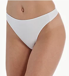 The Essentials Cotton Mid Rise Thong White S