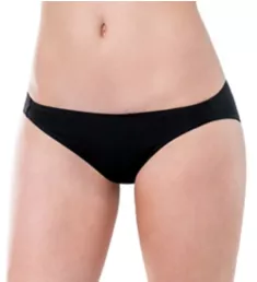 Cotton Hi-Cut Bikini Brief Panty Black S