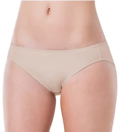 Cotton Hi-Cut Bikini Brief Panty Classic Beige S