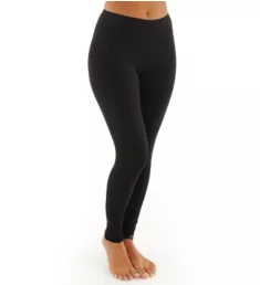 Warm Wear Microfiber Ankle Legging Black S