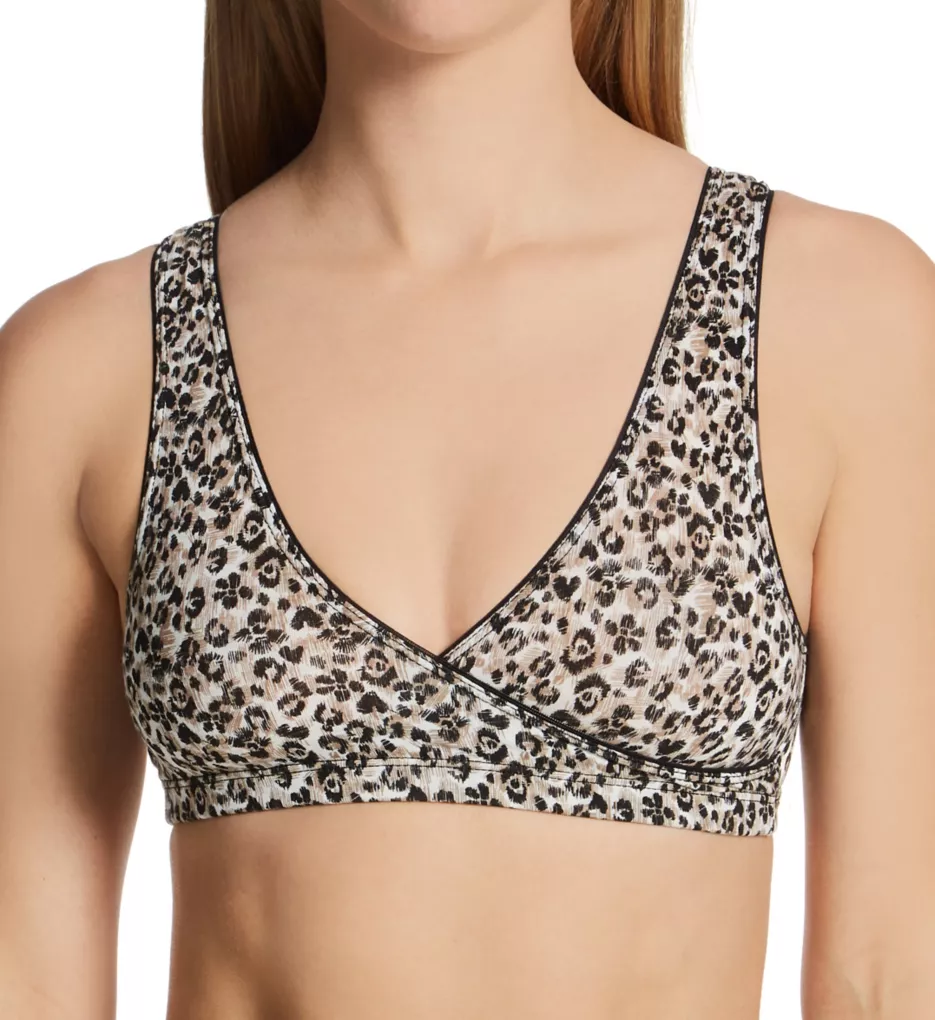 The Naturals Crossover Cami Bra Leopard 32