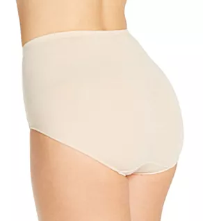 Cotton Full Cut Brief Panty Classic Beige M