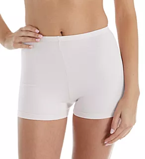 The Essentials Cotton Boyshort Panty White M