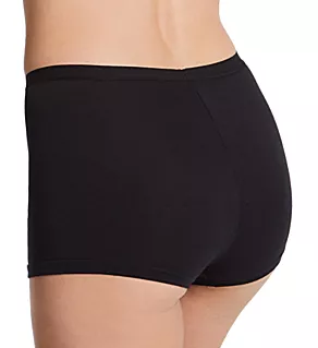 The Essentials Cotton Boyshort Panty Black M