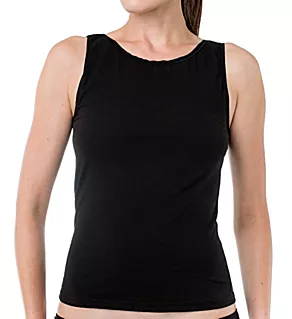 Cotton Built Up Camisole Black XL