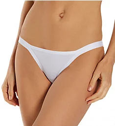 The Essentials Cotton Low Rise Bikini Panty White S