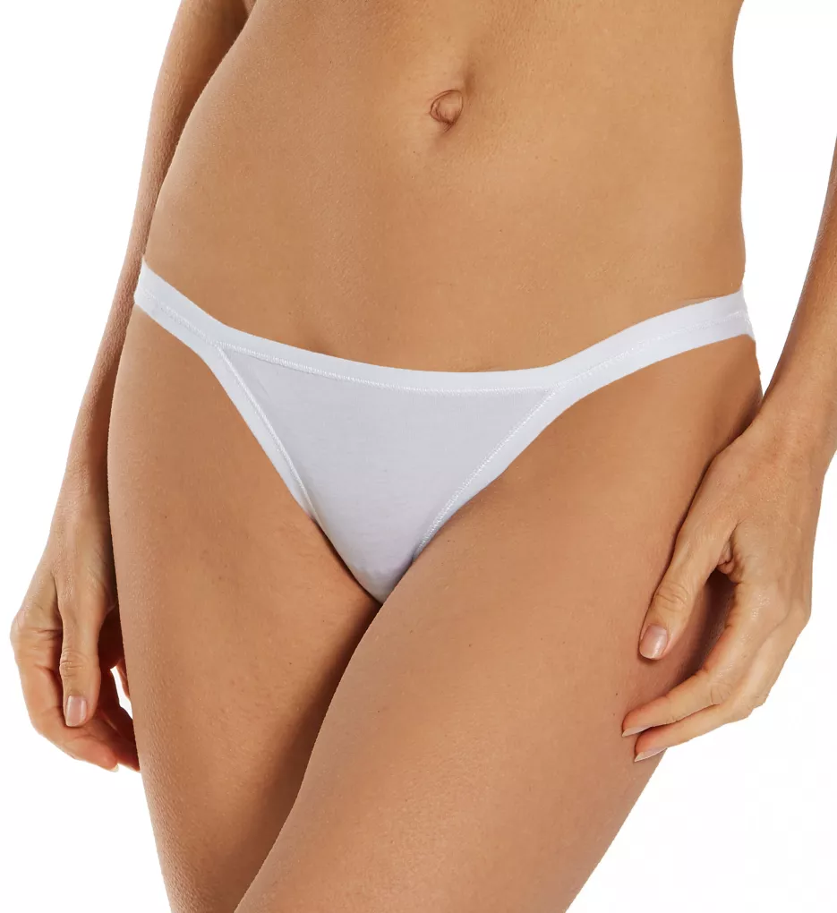 The Essentials Cotton Low Rise Bikini Panty White S