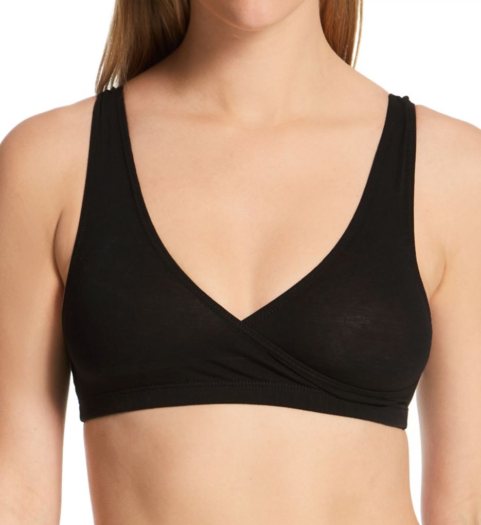 The Essentials Cotton Crossover Cami Bra