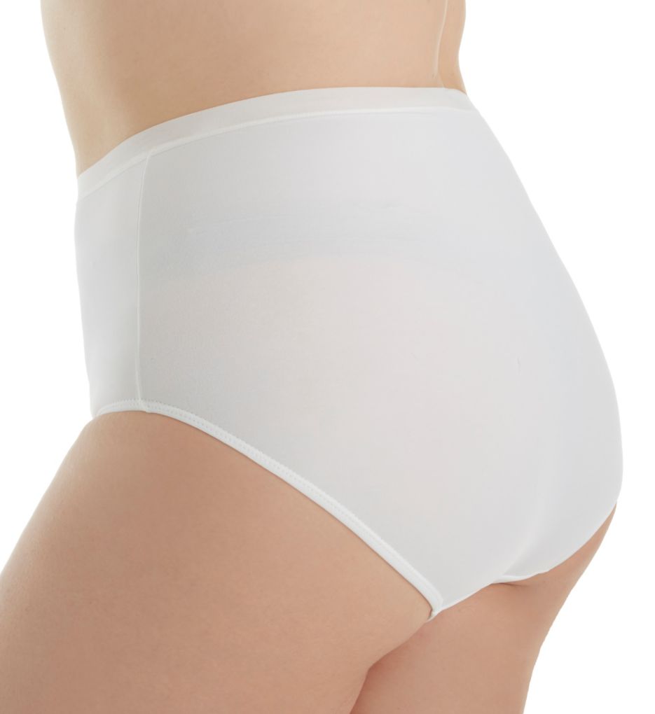 Plus Size Microfiber Full Brief Panty
