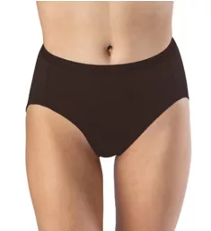 Silk Magic Classic Cut High Cut Brief Panty Espresso S