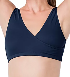 Silk Magic Microfiber Crossover Cami Bra Rich Royal 32