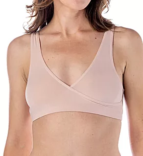 Silk Magic Microfiber Crossover Cami Bra Soft Rose 32