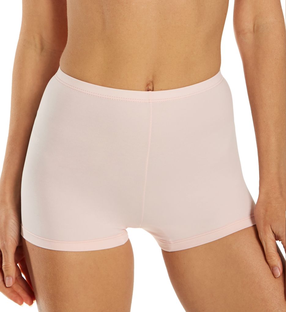 Elita Women's Silk Magic Microfiber Boyshort Panty in Soft Pink | Size Small | HerRoom.com