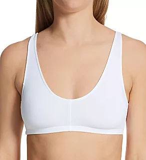 Silk Magic Microfiber Cami Bra With Pockets Porcelain 32