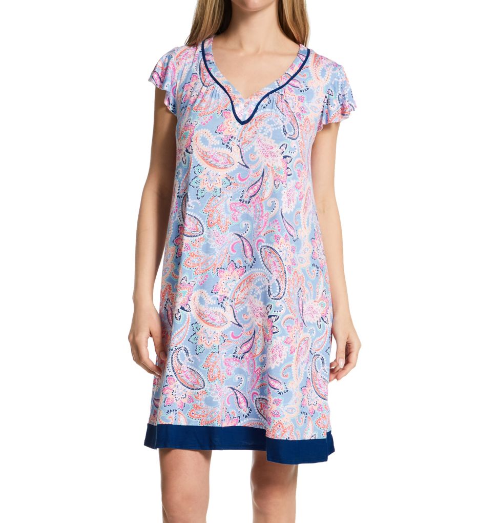 Paisley Short Sleeve Chemise