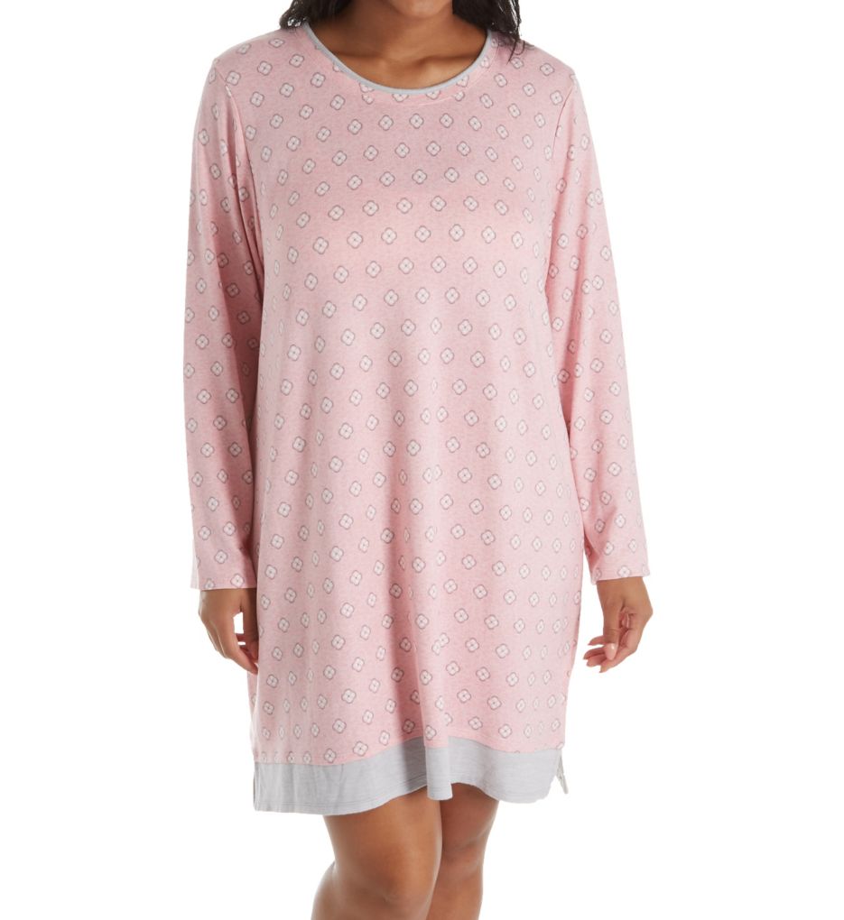 Cozy Sweater Knit Sleepshirt with Matching Socks-cs5