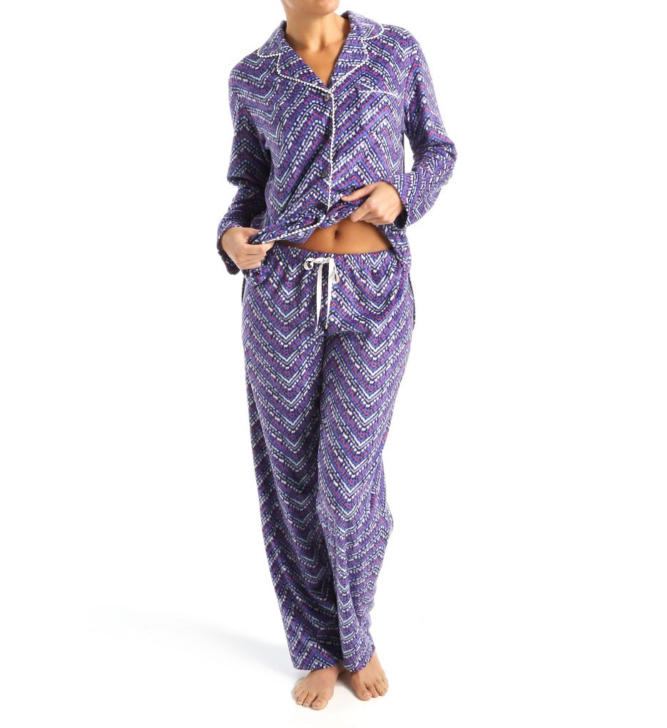 Winter Ready Fleece Long Pajama Set-cs2