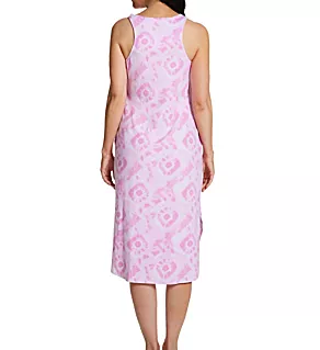 Lavender Tie Dye Midi Lounge Dress