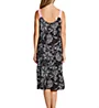 Ellen Tracy Black Paisley Midi Gown with Soft Bra 8225573 - Image 2