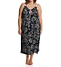 Ellen Tracy Black Paisley Midi Gown with Soft Bra 8225573 - Image 4