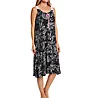 Ellen Tracy Black Paisley Midi Gown with Soft Bra 8225573 - Image 1