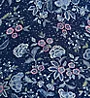 Ellen Tracy Navy Floral Sleeveless Midi Gown w/ Soft Bra 8225624 - Image 4