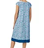 Ellen Tracy Blue Ditsy Short Sleeve Midi Gown 8325610 - Image 2