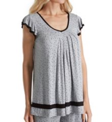 売れ筋商品|||エレントレイシー カットソー トップス レディース Yours to Love Short Sleeve Top White Grid Yours to Love Short Sleeve Top