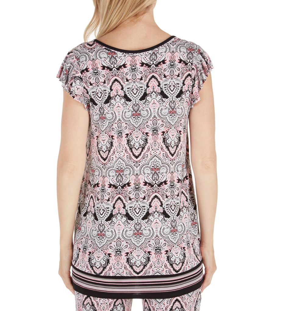 Aztec Geo Short Sleeve Top