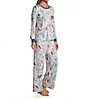 Ellen Tracy Boho Floral Long Sleeve PJ Set 8525613 - Image 1