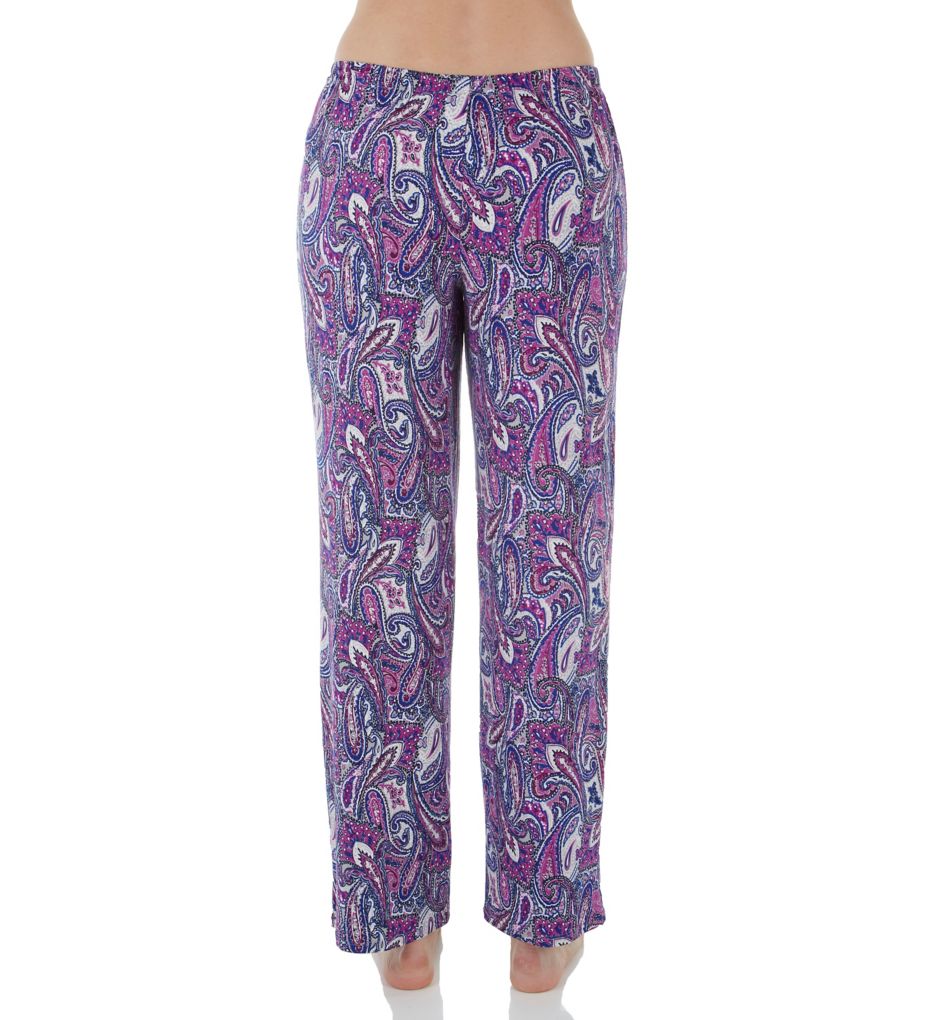 Purple Paisley Long Pant