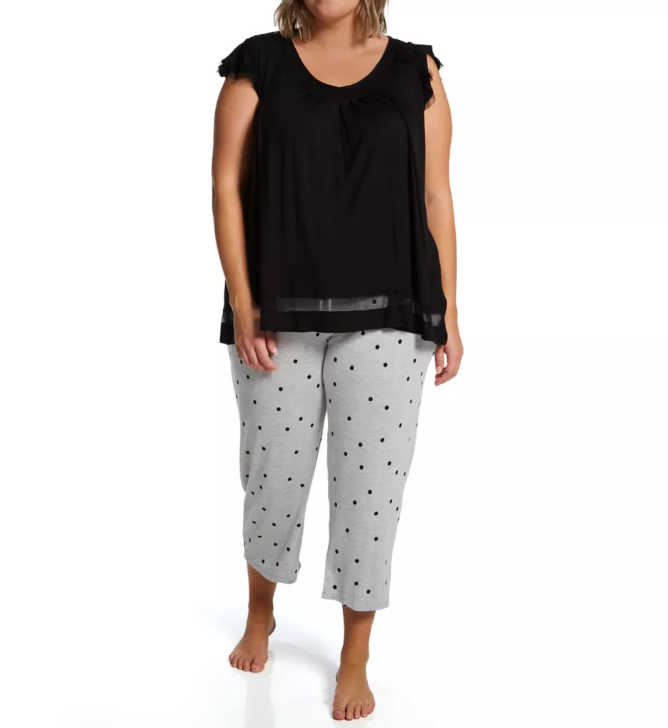 Ellen Tracy Plus Yours to Love Cropped Sleep Pant 8715X - Image 3