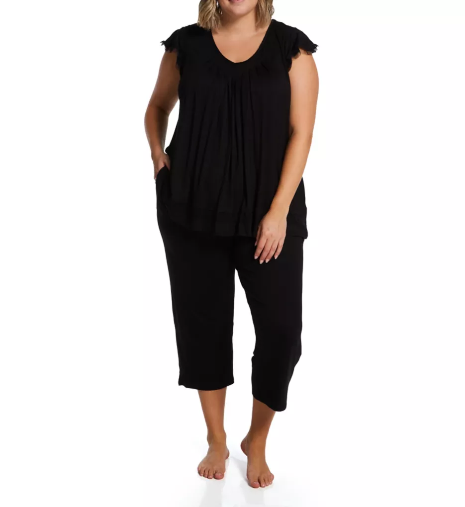 Ellen Tracy Plus Yours to Love Cropped Sleep Pant 8715X - Image 5