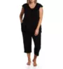 Ellen Tracy Plus Yours to Love Cropped Sleep Pant 8715X - Image 5