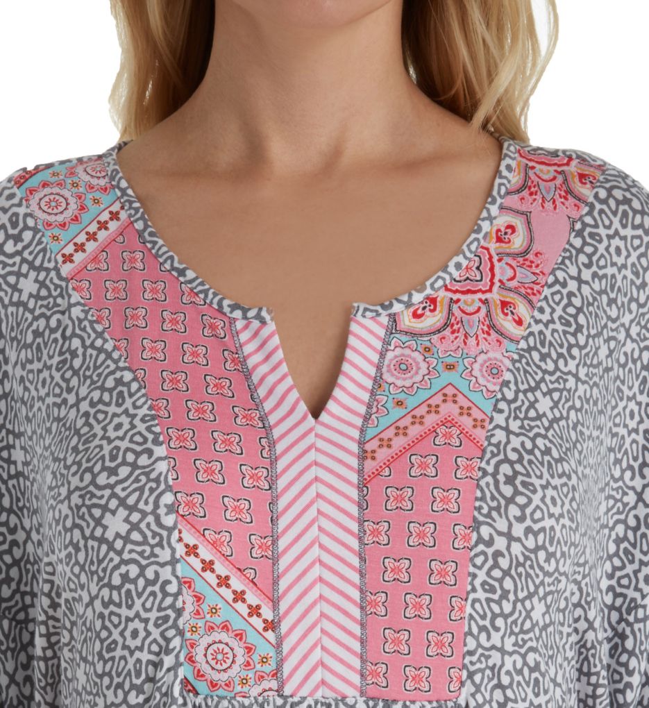 Flower Medallion Long Caftan-cs2