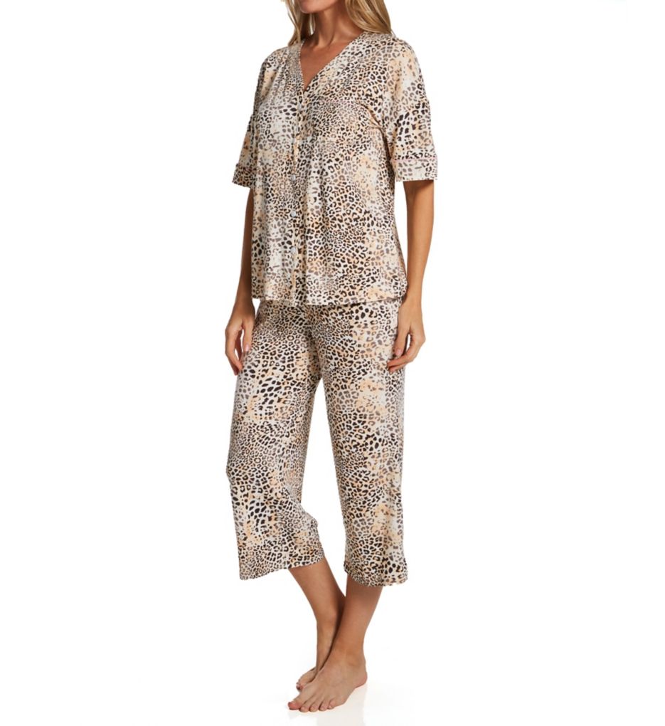 Boxy Button Front Kimono PJ Set