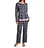 Ellen Tracy Brushed Sweater Knit Long Sleeve PJ Set 8725614