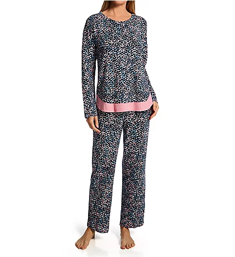 Ellen Tracy Brushed Sweater Knit Long Sleeve PJ Set 8725614