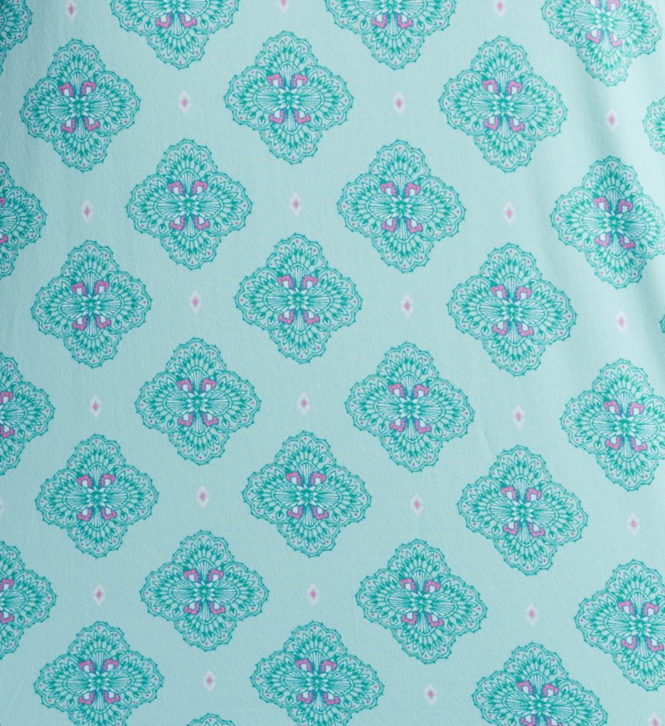 Ellen Tracy Medallion Sleeveless w/ Cropped Pant PJ Set 8725635 - Image 5