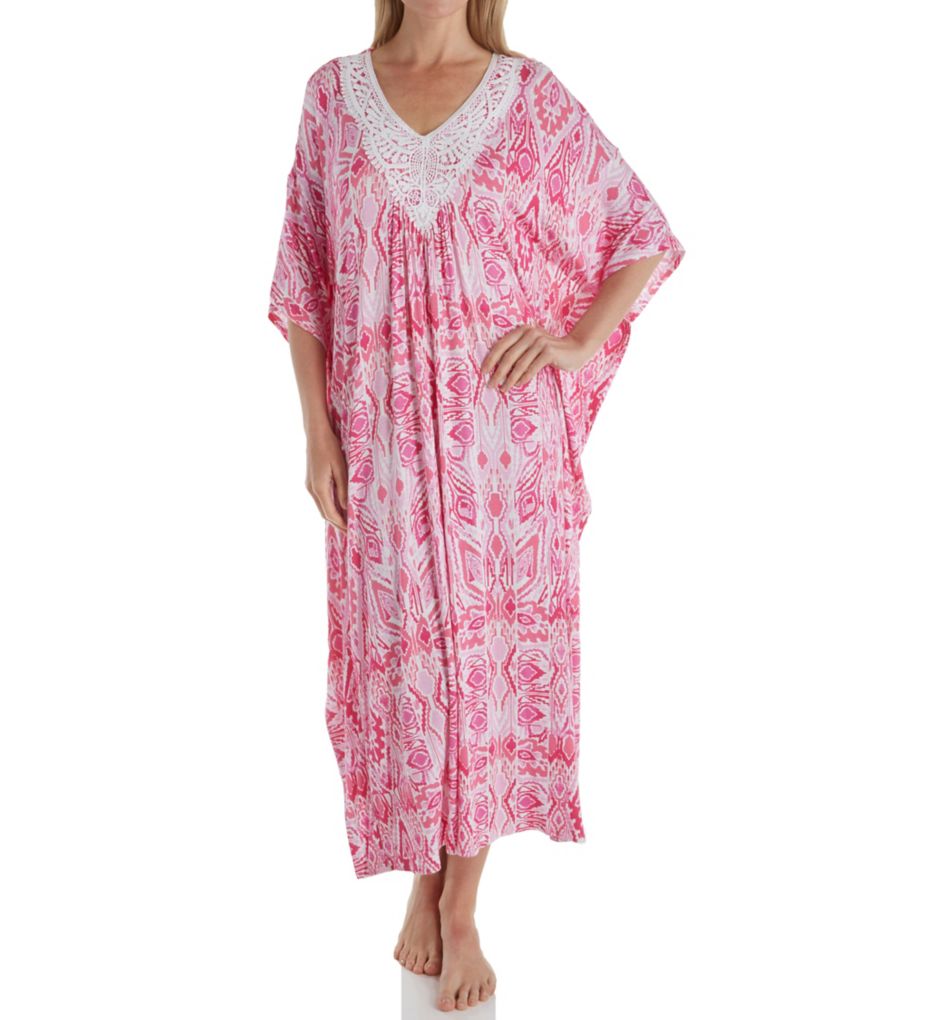 Palm Beach Ikat Long Caftan-fs