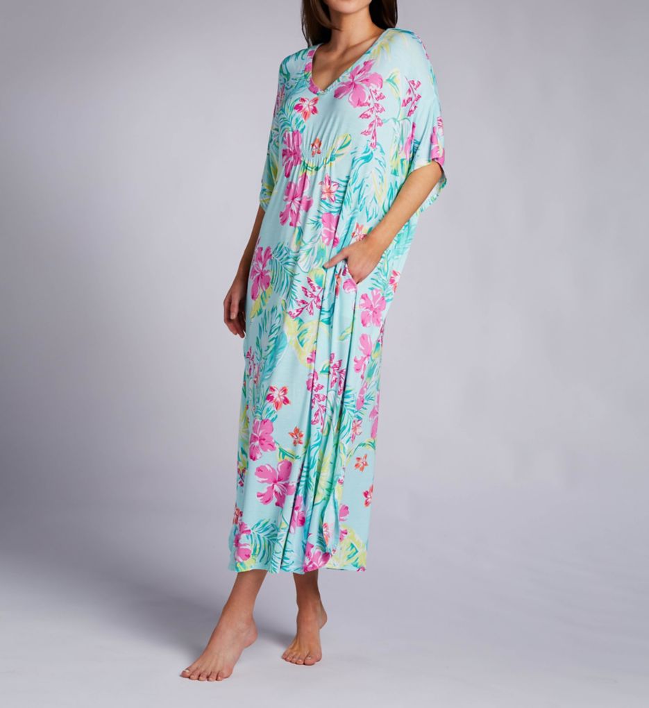 Tropical Print Caftan