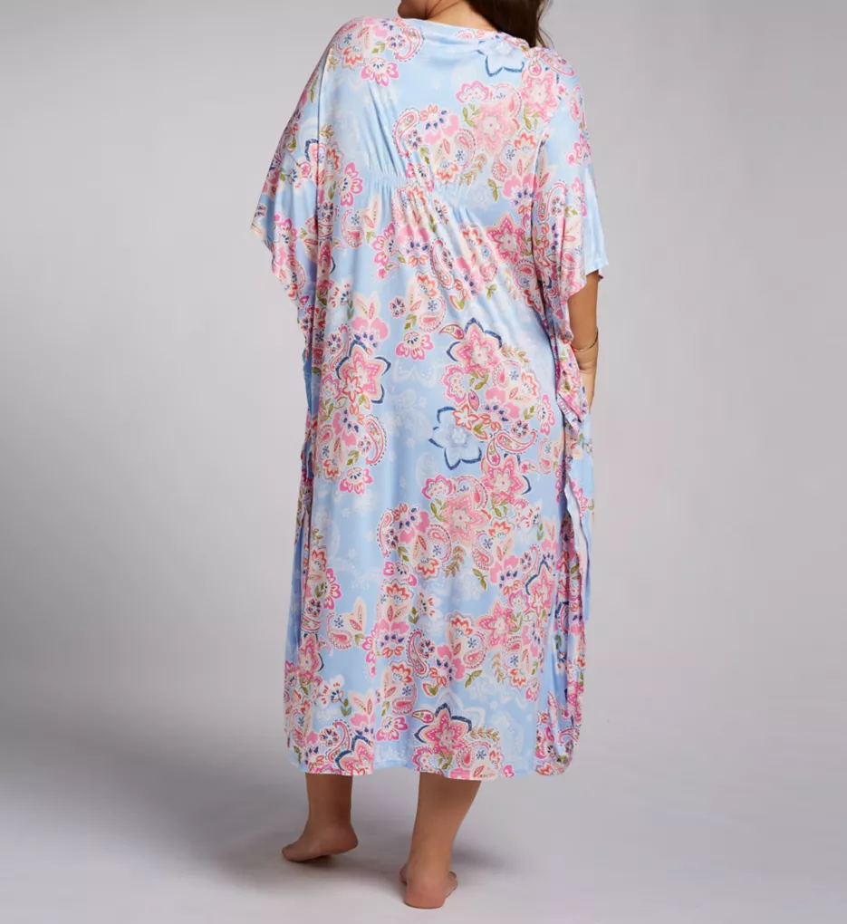 Plus Size Paisley Print Caftan