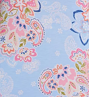 Plus Size Paisley Print Caftan