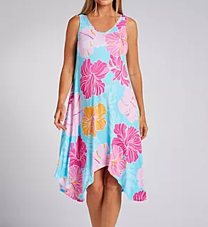 Plus Size Sleeveless Midi Gown