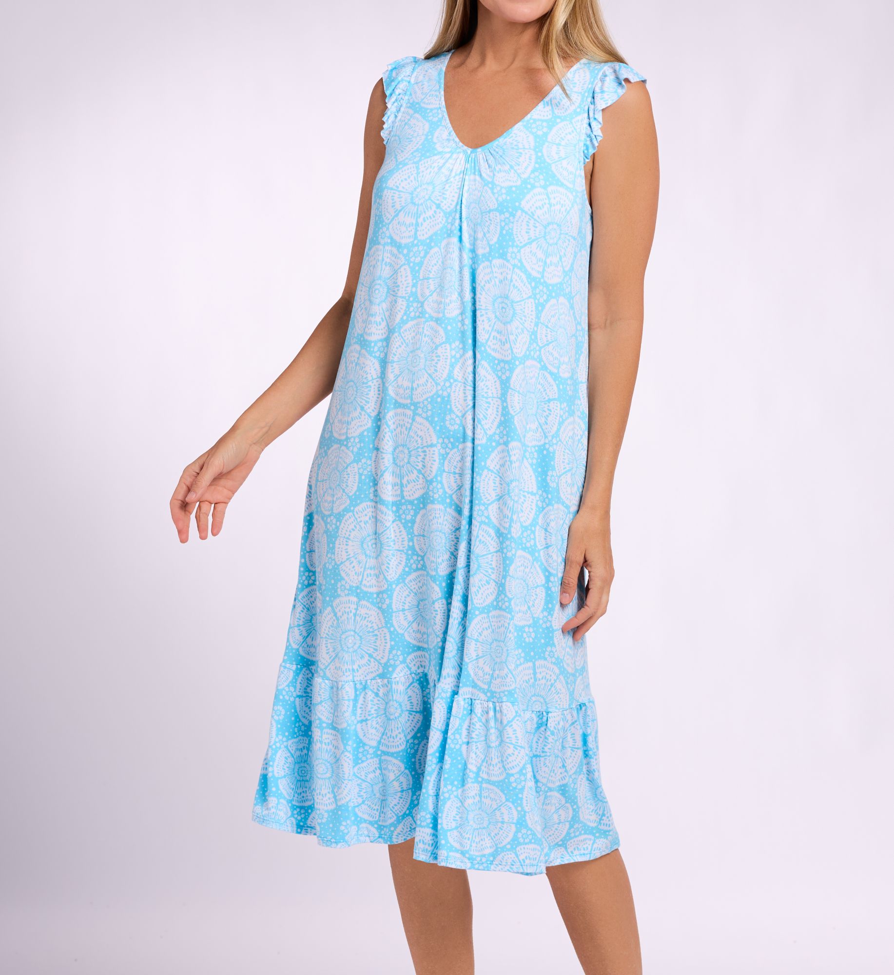 Ellen Tracy Plus Size Midi Gown N20057X - Image 1