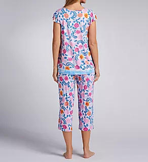 Boho Floral Cropped PJ Set Boho Floral S